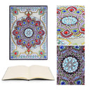 DIY Mandala Special Shaped Diamond Painting 50 Pages A5 Sketchbook Notebook Gift