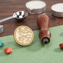 Retro Animal Plant Wax Seal Stamp Wedding Invitation Decor Letter Envelope Craft