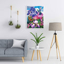 Hummingbird Butterfly Diamond Painting Kits, Full Round Drill, Wall Art