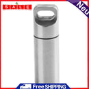 Mini Stainless Steel Waterproof Outdoor Survival EDC Capsule Bottle Pill Bottle