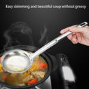 Stainless Steel Oil Strainer Spoon Skimmer Filter Sieve Kitchen Tool (M)