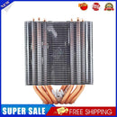 SNOWMAN 6 Heat Pipe Cooling CPU Cooler Fan 4 Pin PWM Quiet Radiator (1 Fan)