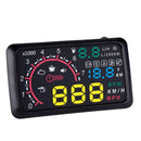 W02 HUD Auto Head Up Display Film 5.5Inch Windshield OBD2 Car Speed Display