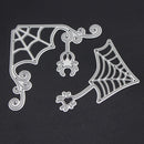 UHKL Punching Tool, 2 Piece Halloween Spider Net, Scrapbooking, Album, Embossing,