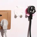 Multifunctional Home Use Sticky Hooks Storage Finishing Plug Holder Racks