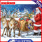 Santa Claus Oil Paint By Number Kits Christmas DIY Home Decoration Gift No Frame