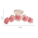 Rose Flower Fashion Hair Accessories Hairpin Catch Clip Shark Clip Hair Claw
