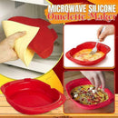 Microwave Silicone Omelet Maker Bakeing DIY Family Pizza Home NEWS B3X6