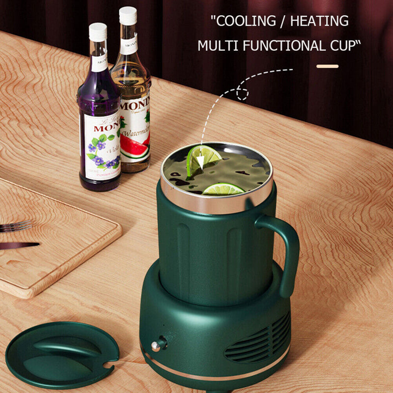 #A Smart Cooling Heating Cup Portable Whiskey Cocktails Drinks Warmer Cooler Bot