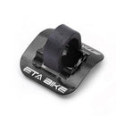 5pcs Bike Brake Cable Guide Clips Aluminium Alloy C Buckles Clamp (Black) Newly