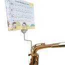 Portable Metal Saxophone Sheet Music Clip Clamp Musical Instrument Accessories