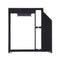 9.0mm Universal SATA 2nd HDD SSD Hard Drive Caddy For CD/DVD-ROM Optica D7K8