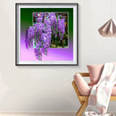 Framed Flowers Diamond Painting 5D DIY Special-shaped Partial Drill Art (YXC172)