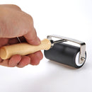Hard Rubber Roller Wooden Handle Printing Ink Brayer Artists Art Tool (M)