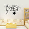 Coffee Wall Stickers Kitchen Vinyl Decals English Decor PVC Stickers DIY P4E9