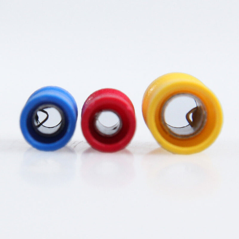 100pcs Straight Insulated Wire Rear Connector Electric Crimp Terminals E