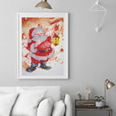 5D DIY Part Special Shape Drill Rhinestone Diamond Painting Santa Claus Handw