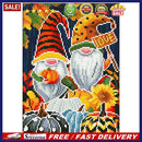 5D DIY Full Round Drill Diamond Painting Gnomes Luminous Rhinestone Draw Pict