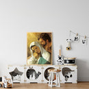 Full Embroidery DIY Canvas Stamped 11CT Cross Stitch Embrace with Love Gift Kit
