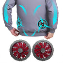 Jacket Cooling Fan Coat Air Conditioned for Men USB Summer Work Clothes Fan`