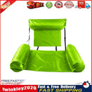 Floating Row Swimming Pool Inflatable Foldable Water Hammock Bed (Green) Newly