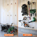 Heavy Duty Screw Installation 2 Hook Hanging Hook Bathroom Organizing Gadget