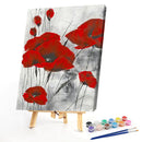DIY Oil Paint by Numbers Flower Pattern Coded Hand Painted Acrylic Picture Gifts