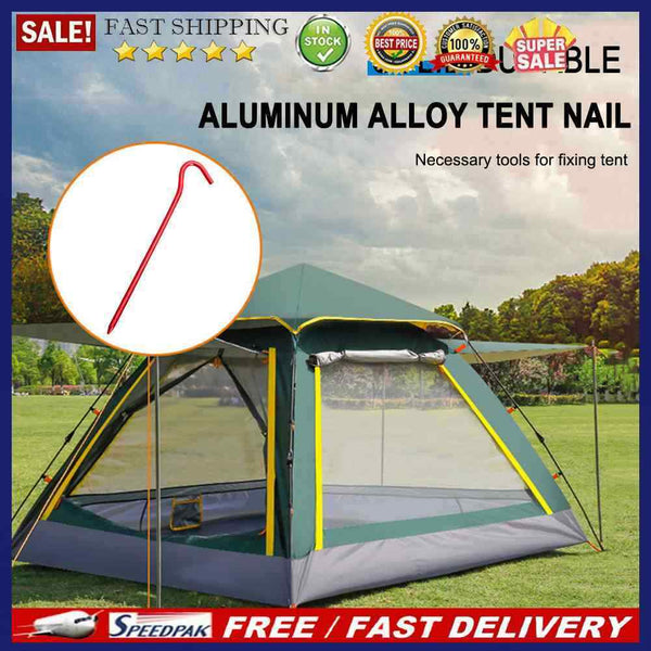 Outdoor Nails Aluminium Alloy Tent Accessories for Hammock Camping Awning Can