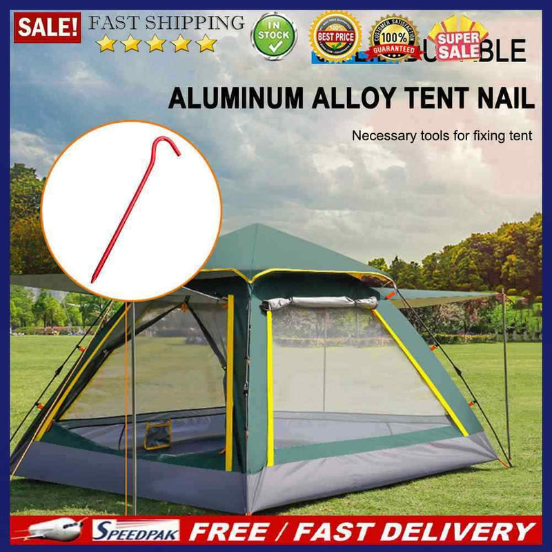 Outdoor Nails Aluminium Alloy Tent Accessories for Hammock Camping Awning Can
