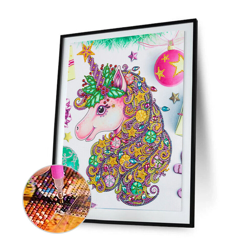 Diamond Painting DIY Licorne Partial Special Drill Rhinestone Kit (UP152) Newly