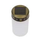 Cemetery Electronic LED Candle Lamp Flameless Solar Decor Tea Light (White)