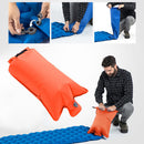 Outdoor Inflatable Mattress Bag Ultralight Camp Hiking Air Pouch (Orange) Newly