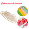 Wooden Carved Thread Organizer Board Plate Row Line Coils Embroidery Accessories