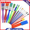 15pcs Paint Brush Set Kids Colorful Oil Painting DIY Brushes Paints Doodle Tools