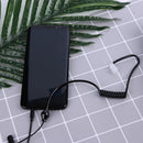 3.5mm Male Air Hose Headphones Earphones Soft Clear Anti-Radiation Stereo