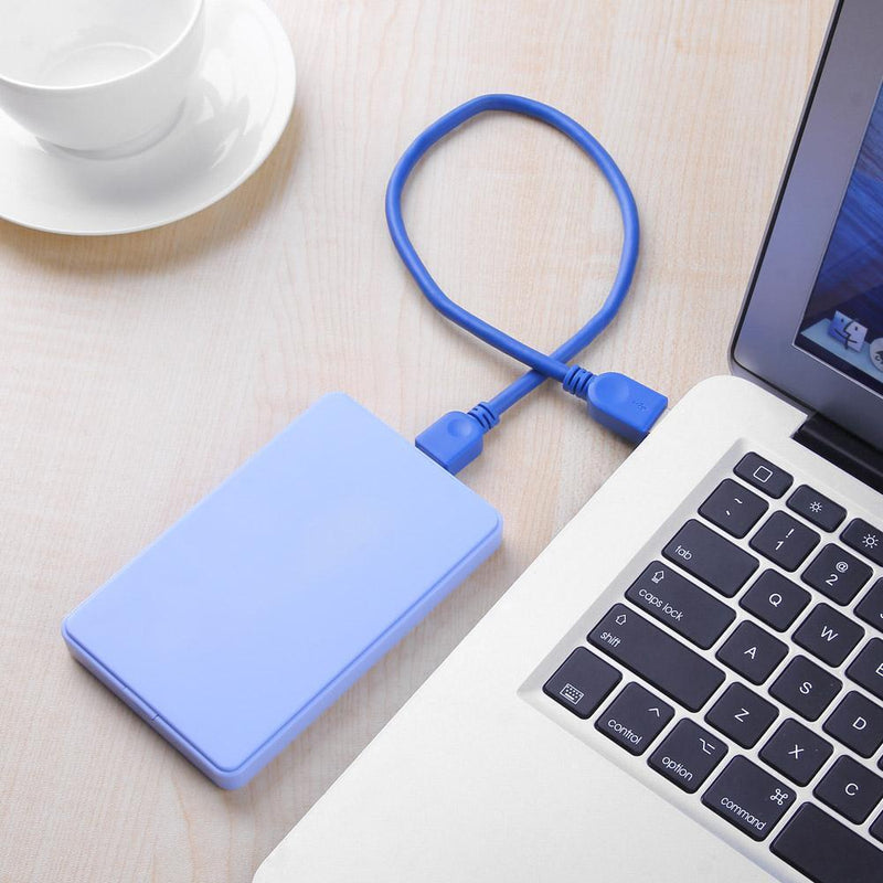 2.5in USB3.0 SATA Box 3TB HDD Hard Drive SSD External Enclosure Case (D)