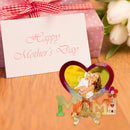 Photo Frame Molds - Heart Shape MOM Photo Display Tool Molds with Holder Newly