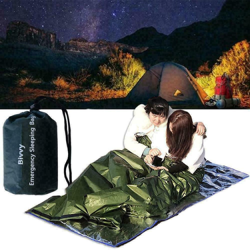 Outdoor Waterproof Emergency Survival Camping Sleeping S1U2 Hot With L7Y1 H0V2