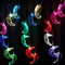 Solar Color Changing Wind Chime Lamps Star Moon Pendant Garden Light (B) Newly