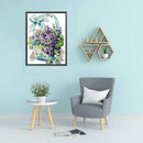 Partial Embroidery Violet Counted Cross Stitch 14CT 2 Strand Cotton Kit