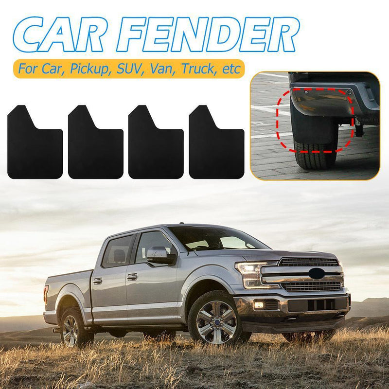 4x Universal Car Car Pickup Truck SUV Fender Mud Flaps Mudguards Splash Guards