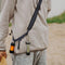 2pc Polyester Camping Straps Multiple Metal Hanging Loop Design Gray