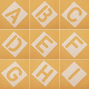 Decorative Embossing Template Alphabet Number  Scrapbooking Layering Stencils