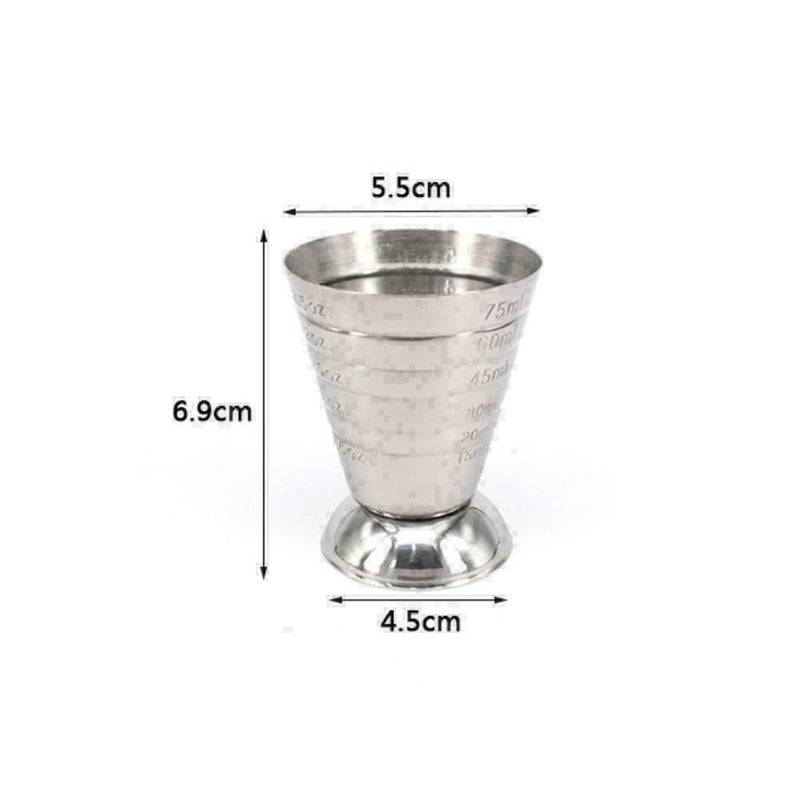 Measuring Shot Cup Ounce Jigger Bar Cocktail Drink N10 Tool-75 Mixer I5K1 L9T9