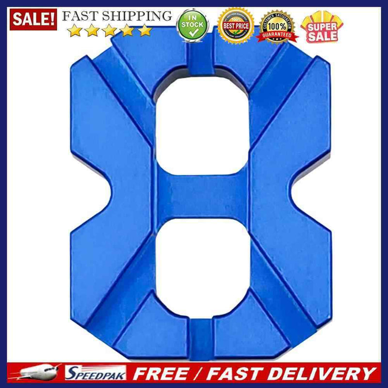 BIKERSAY Bicycle Spoke Nipple Wrench Key Spanner 6 Way Bike Repair Tools (Blue)