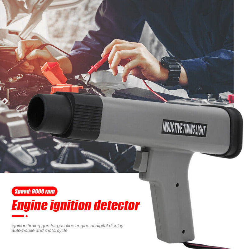 12V Inductive Timing Light Car Motorcycle Engine Ignition Timing Lamp Detec