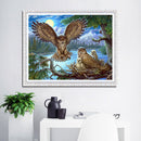 30 X 40cm 5D DIY Diamond Painting Bird Family Full Drill Cross Stitch Home
