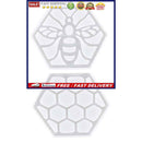 Coaster Molds 2 Pack Bee Honeycomb Silicone Molds for Epoxy Casting Home De