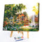 50x40cm Fountain Villa Frameless Picture Oil Paint By Numbers Painted Picture