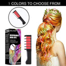 Hair Chalk Disposable Hair Dye Washable Healthy Hair Dyeing Brush (Red)